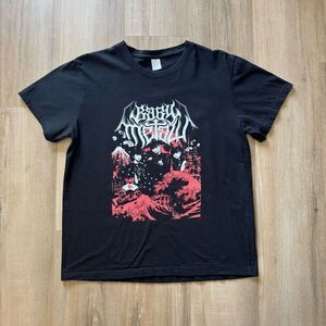BABYMETAL World Tour Japanese Kawaii Metal Band Black Shirt Merch Size Large